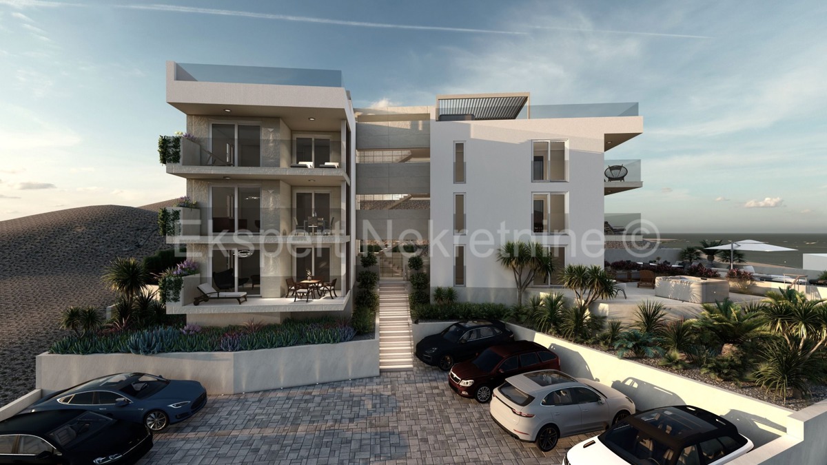 Čiovo, Okrug G., appartamento con due camere da letto con vista mare, parcheggio, a 200 metri dal mare