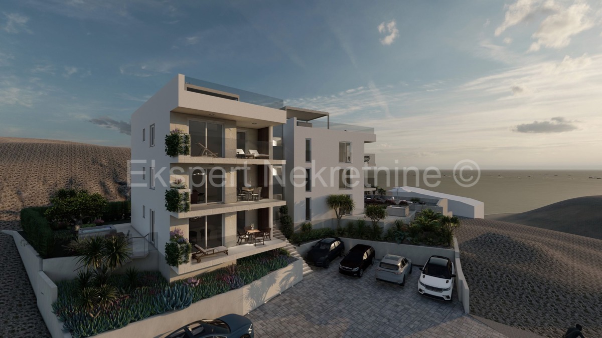 Čiovo, Okrug G., appartamento con due camere da letto con vista mare, parcheggio, a 200 metri dal mare