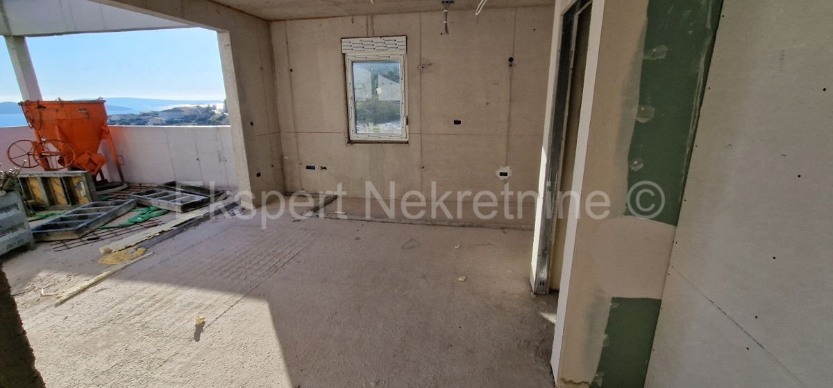 Seget D., penthouse 2-bedroom 81 m2, new building, sea view