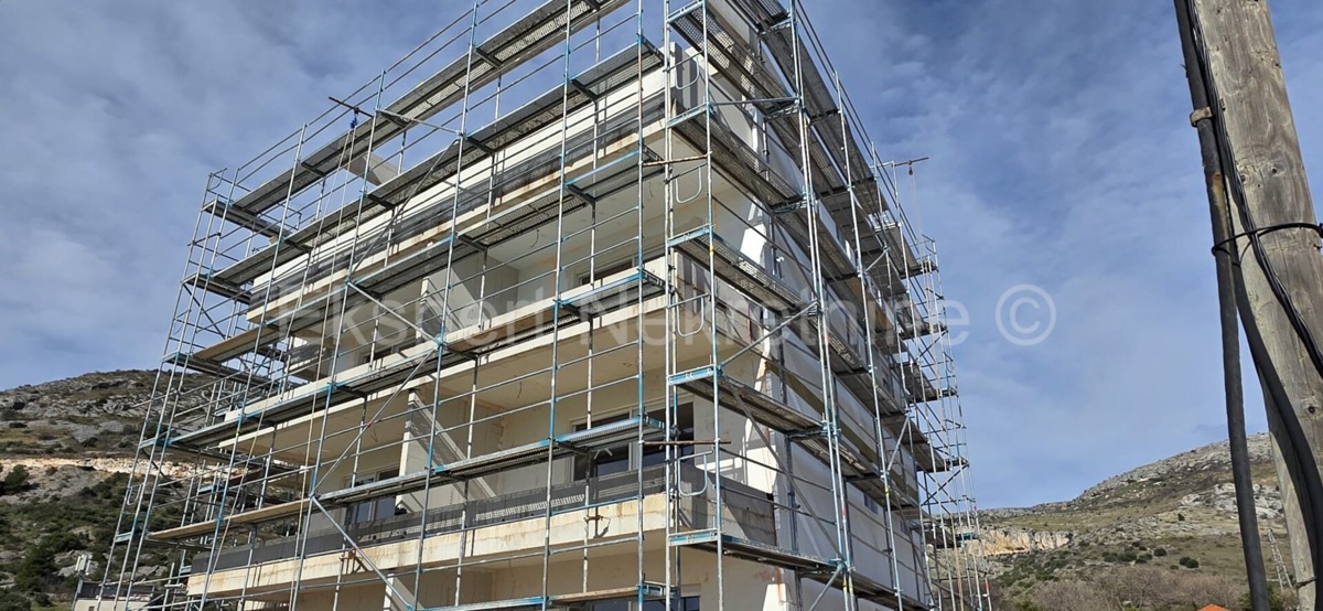 Seget D., penthouse 2-bedroom 81 m2, new building, sea view