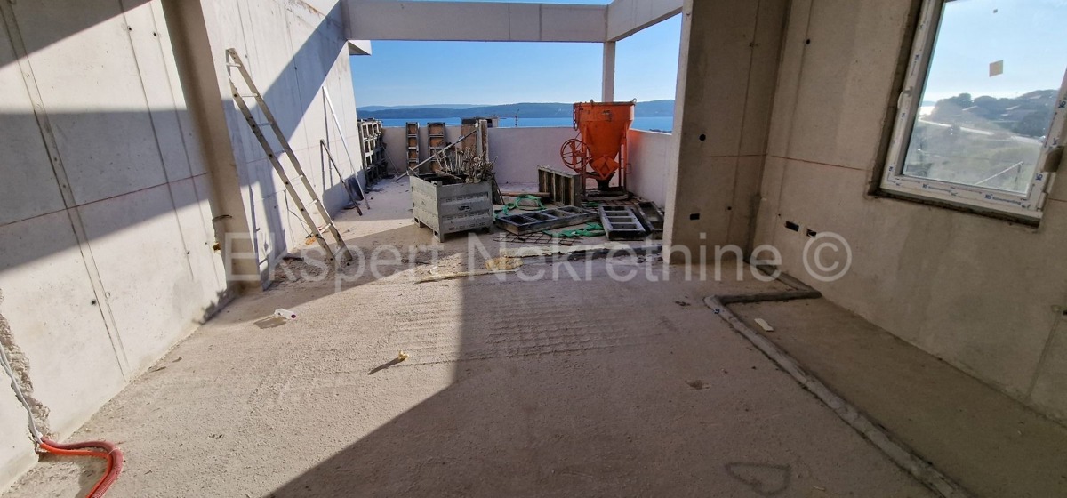 Seget D., penthouse 2-bedroom 81 m2, new building, sea view
