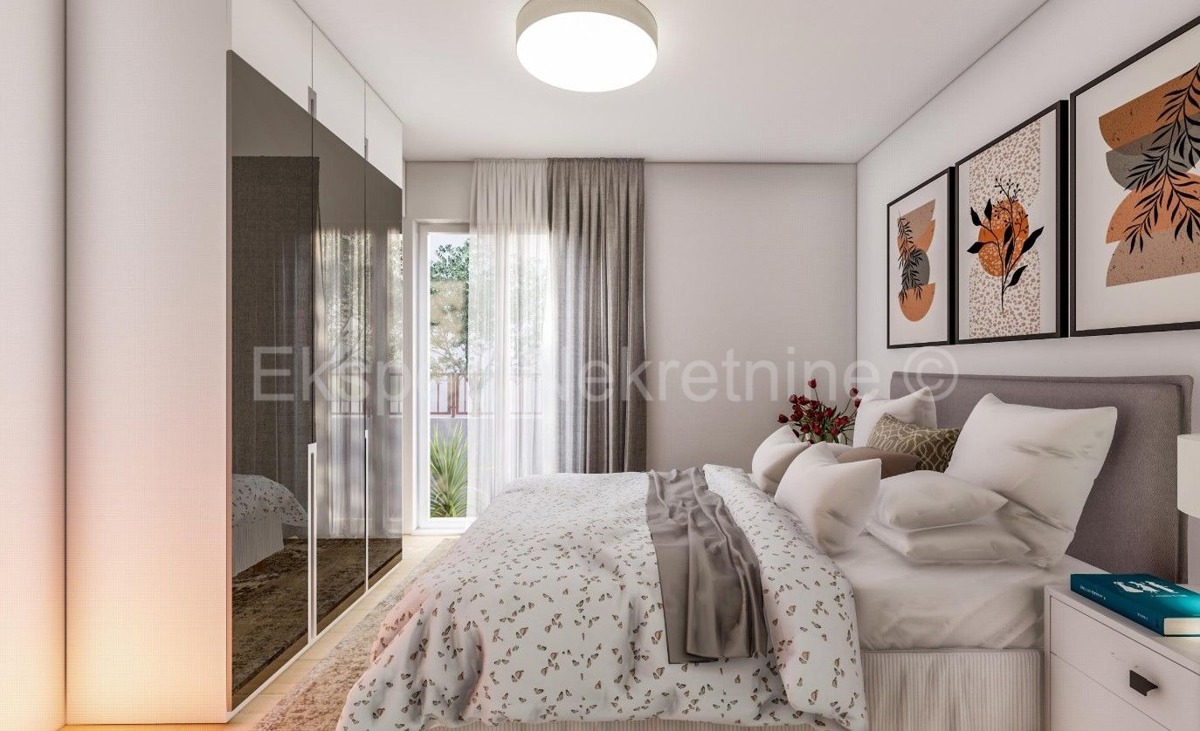 Čiovo, Okrug G., 1 bedroom apartment 58m2, garden, large terrace, New construction