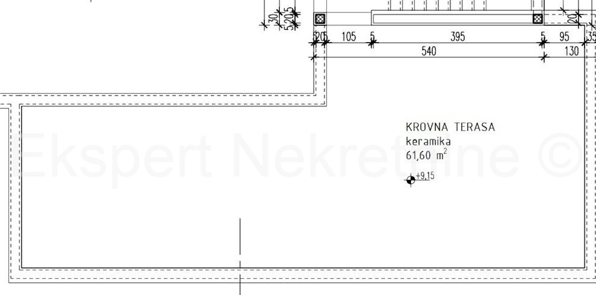 Čiovo, Okrug Gornji, bilocale 62 m2 + terrazza sul tetto 62 m2, nuova costruzione