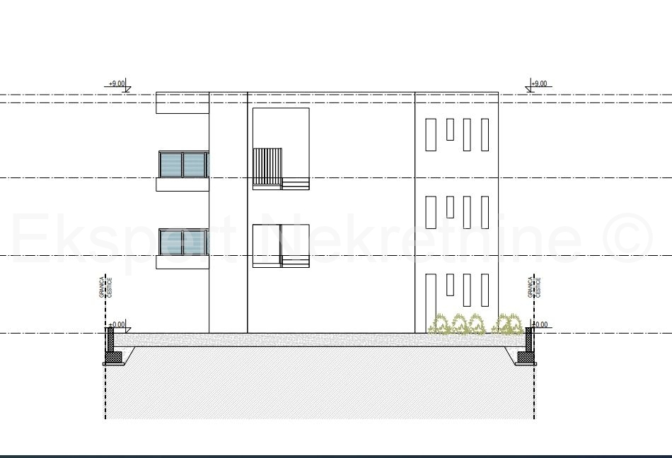 Podstrana, Strožanac, appartamento di 3 locali 84m2 con parcheggio, vista mare