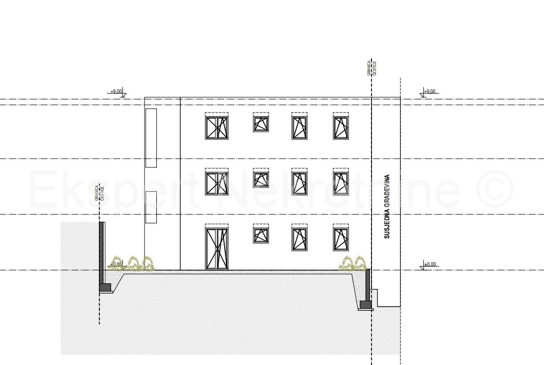 Podstrana, Strožanac, appartamento di 3 locali 84m2 con parcheggio, vista mare