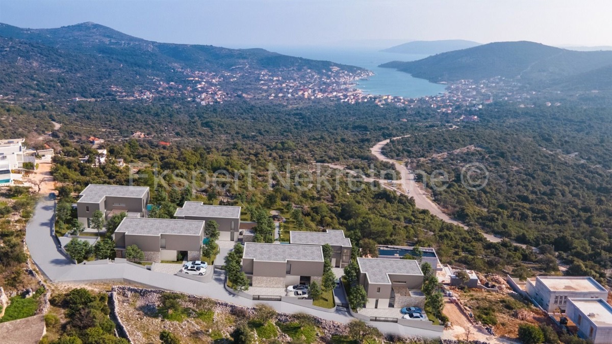 Vinišće, villa di lusso 226 m2 con piscina, vista mare