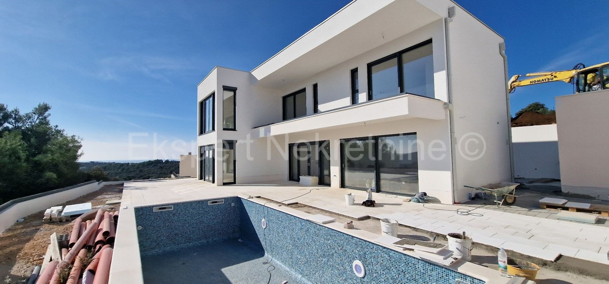 Vinišće, villa di lusso 226 m2 con piscina, vista mare