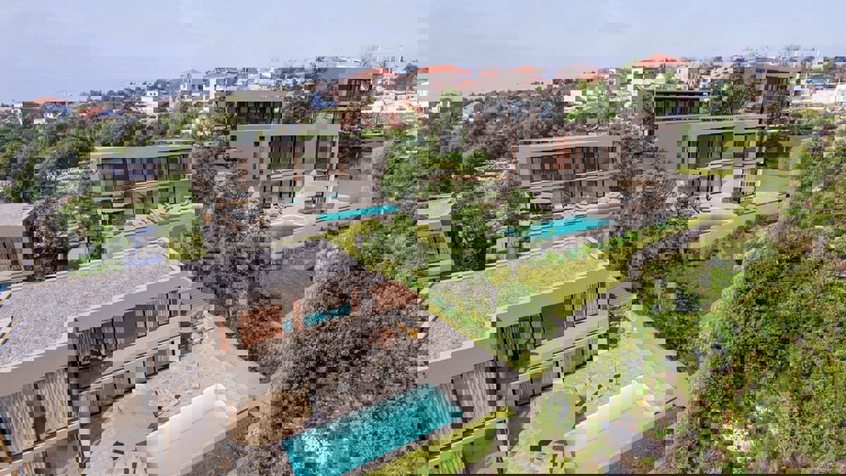 Vinišće, villa di lusso 226 m2 con piscina, vista mare