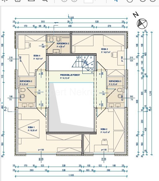 Kaštel Kambelovac, complesso di due ville ciascuna di 250 m2 con piscine