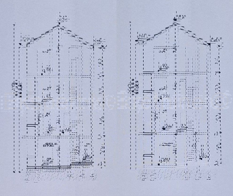 Trogir, Saldun, casa con 5 appartamenti, 487m2, terrazza sul tetto, vista sul mare aperto