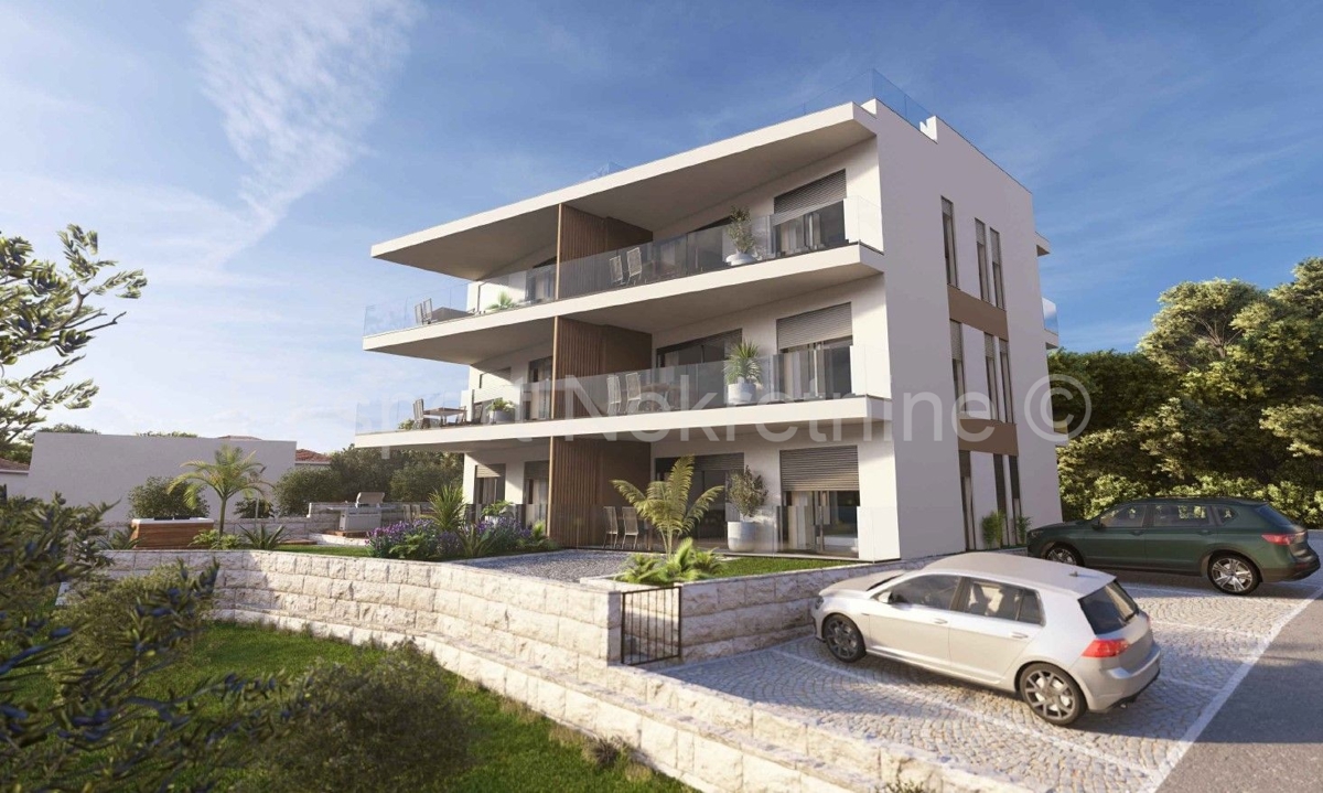 Ciovo, Okrug Gornji, penthouse 104 m2, new building, sea view