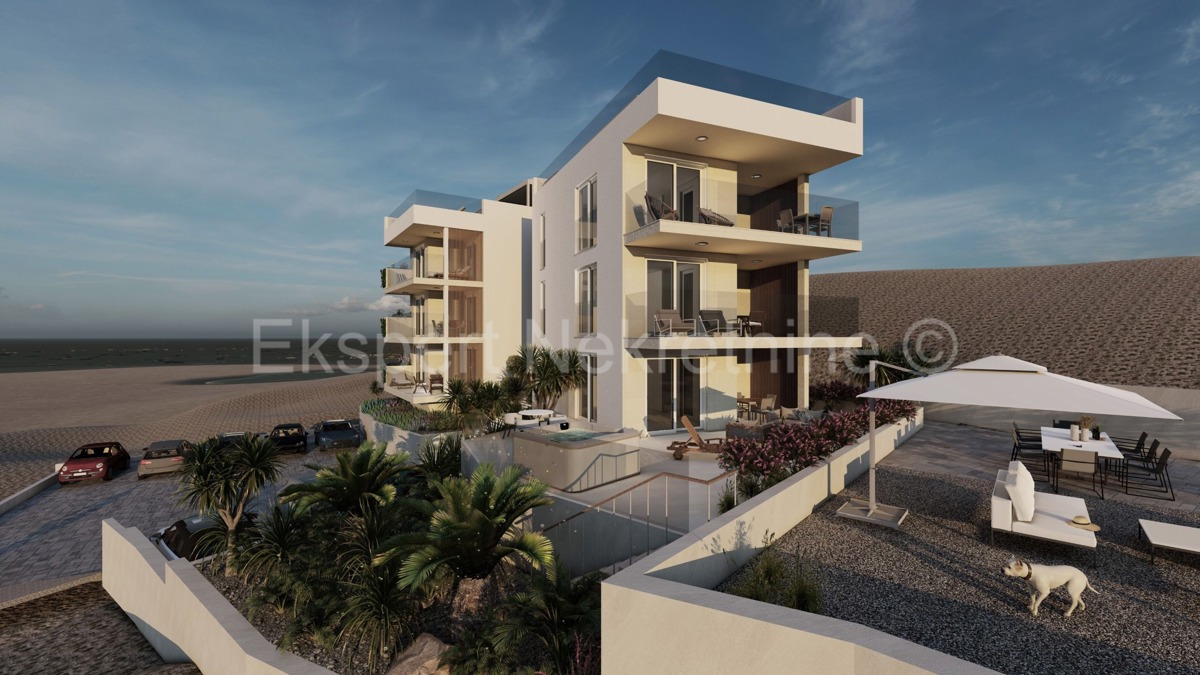 Čiovo, Okrug G., appartamento con due camere da letto con giardino e parcheggio, vista mare