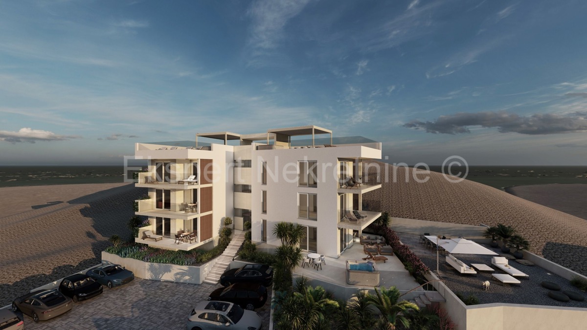 Čiovo, Okrug G., appartamento con due camere da letto con giardino e parcheggio, vista mare