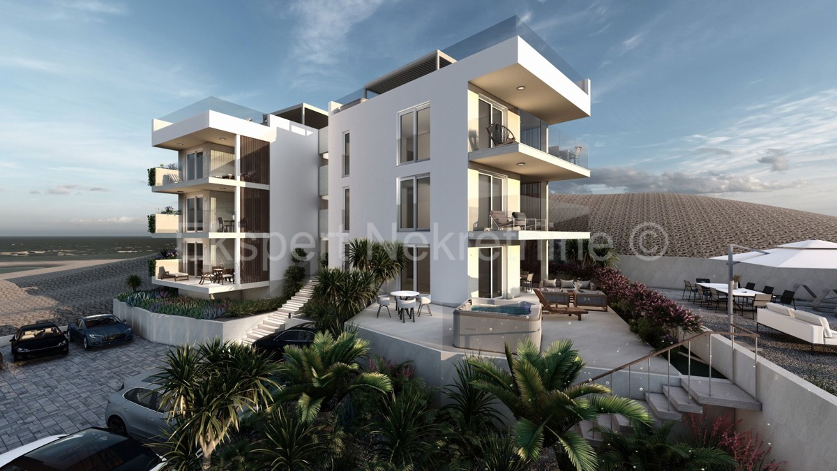 Čiovo, Okrug G., appartamento con due camere da letto con giardino e parcheggio, vista mare