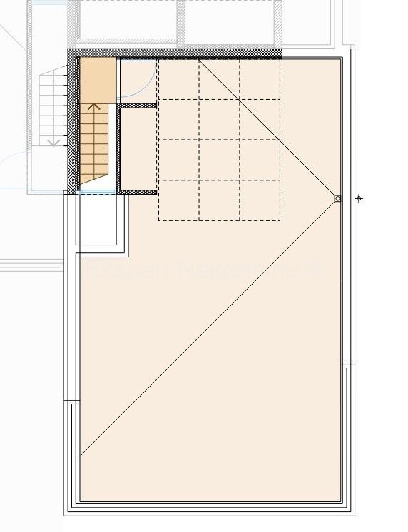 Trogir, Saldun, appartamento con 2 camere da letto 75m2 + terrazza sul tetto 76m2, vista mare, piscina