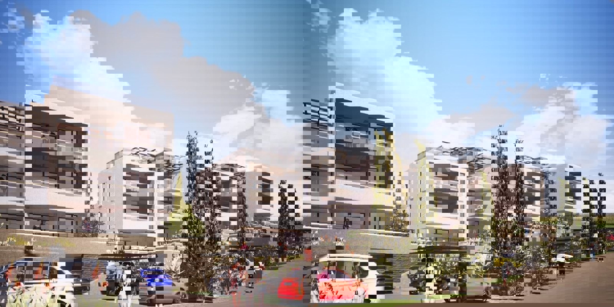 Trogir, Saldun, appartamento con 2 camere da letto 75m2 + terrazza sul tetto 76m2, vista mare, piscina