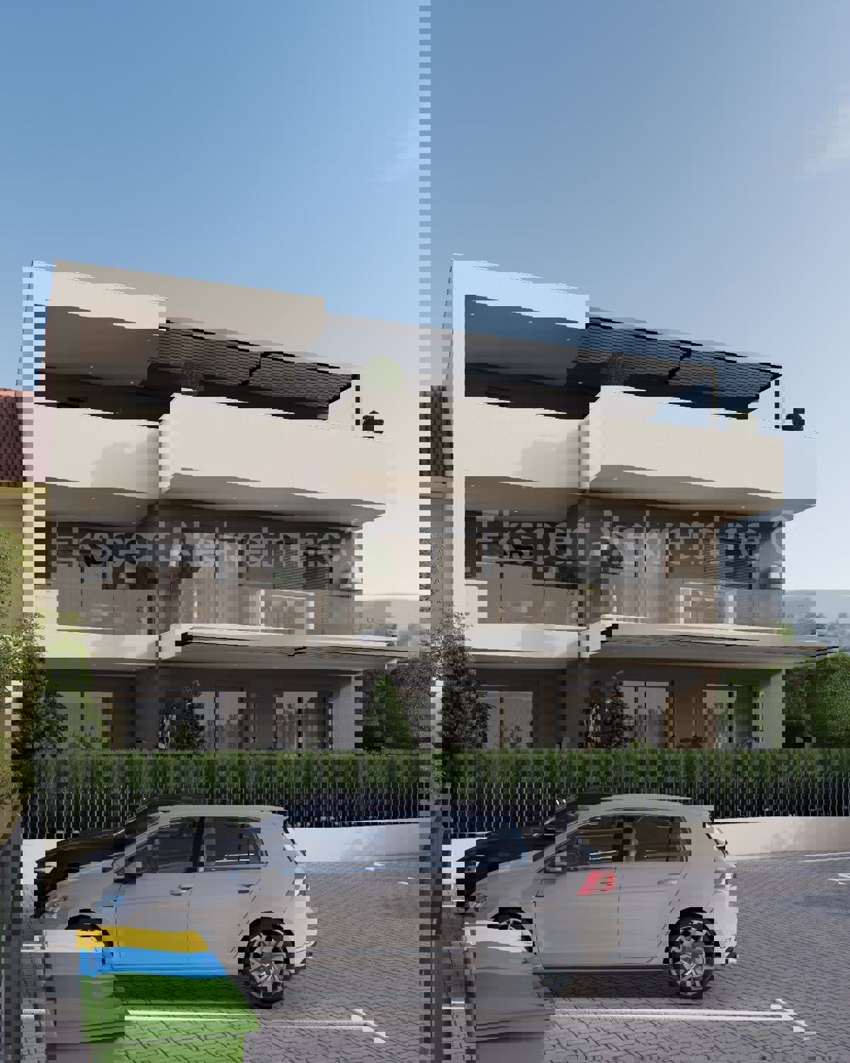 Trogir, 1-bedroom apartment 69 m2, ground floor, large terrace, new building