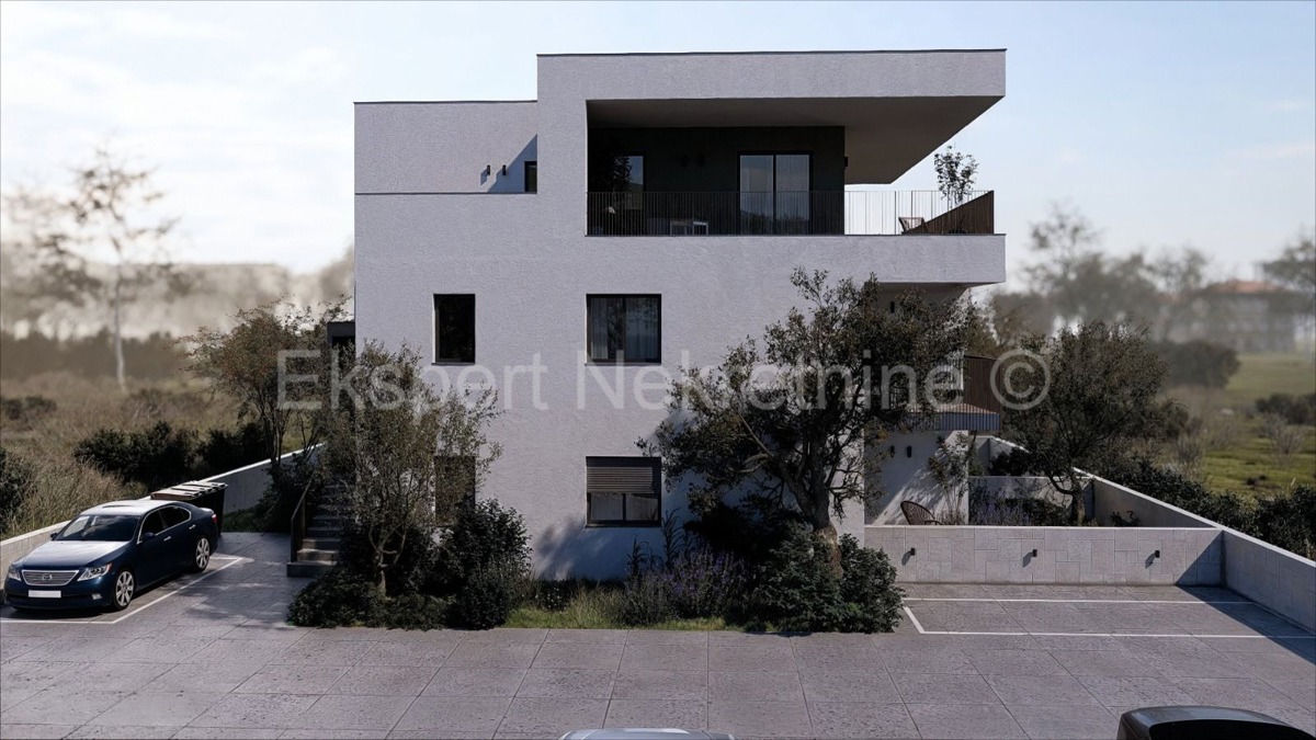 Trogir, 2-bedroom apartment 58 m2, new building, sea view,
