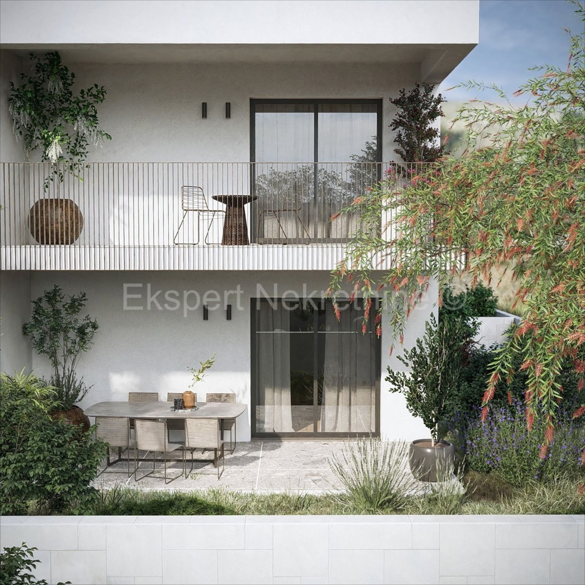 Trogir, 2-bedroom apartment 58 m2, new building, sea view,