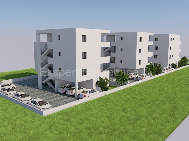 Trogir, 2-bedroom apartment 53 m2, new building, 1st floor, view,