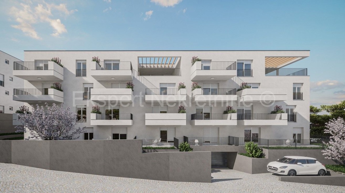 Čiovo, Okrug.G., appartamento di 2 locali 100m2, nuova costruzione, garage, ripostiglio