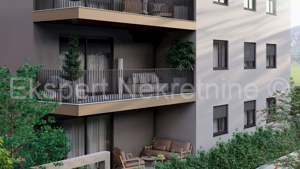 Trogir, appartamento di 2 locali 70 m2 con ampia terrazza, nuova costruzione, 2° piano