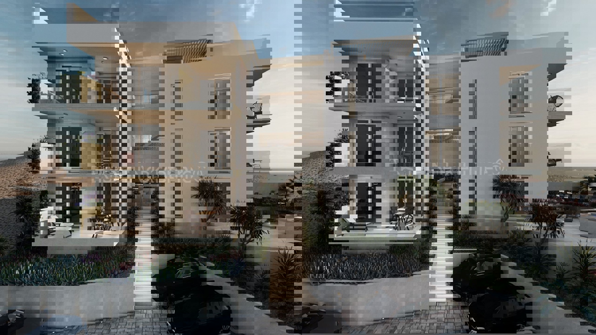 Čiovo, Okrug G., appartamento con due camere da letto con giardino e parcheggio, vista mare