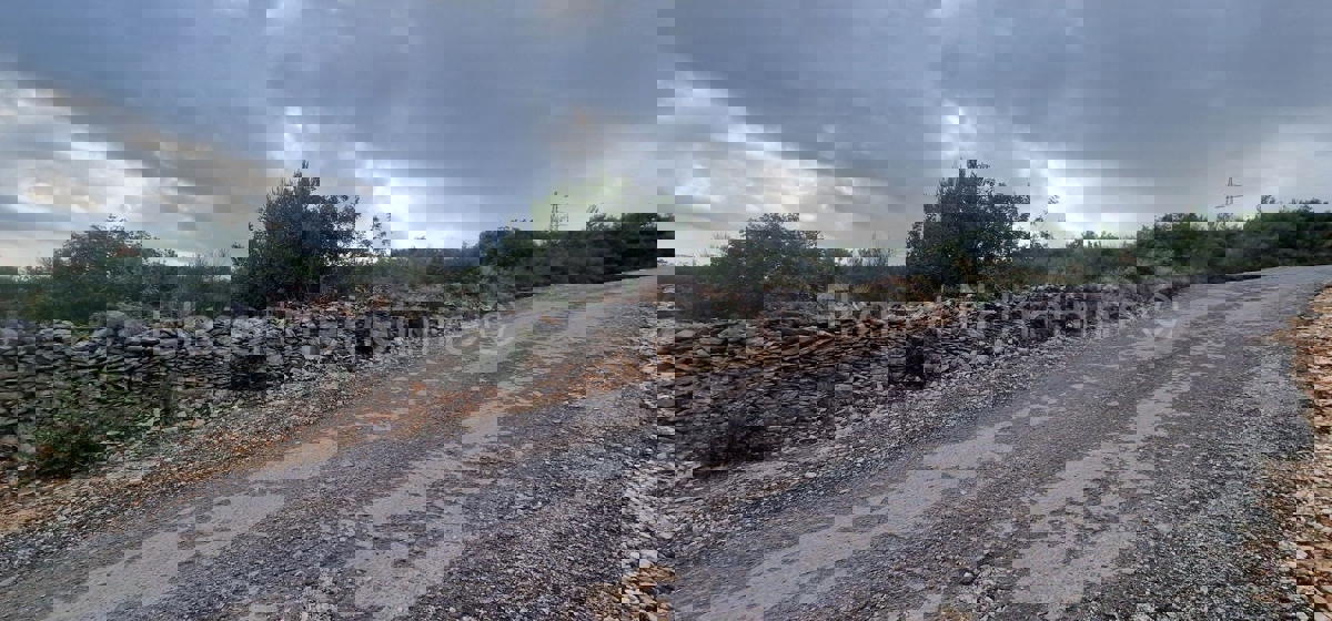 Trogir, Plano, agricultural land 6353 m2, sea view, road