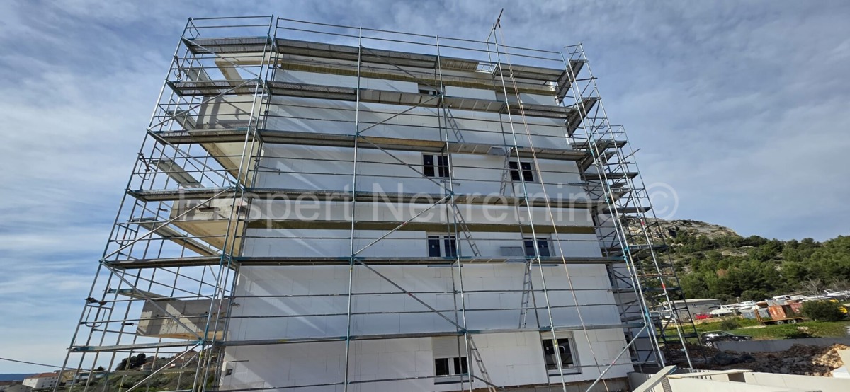 Seget D., 2-bedroom apartment 66 m2, in a new building, 1st floor, sea view,mare,