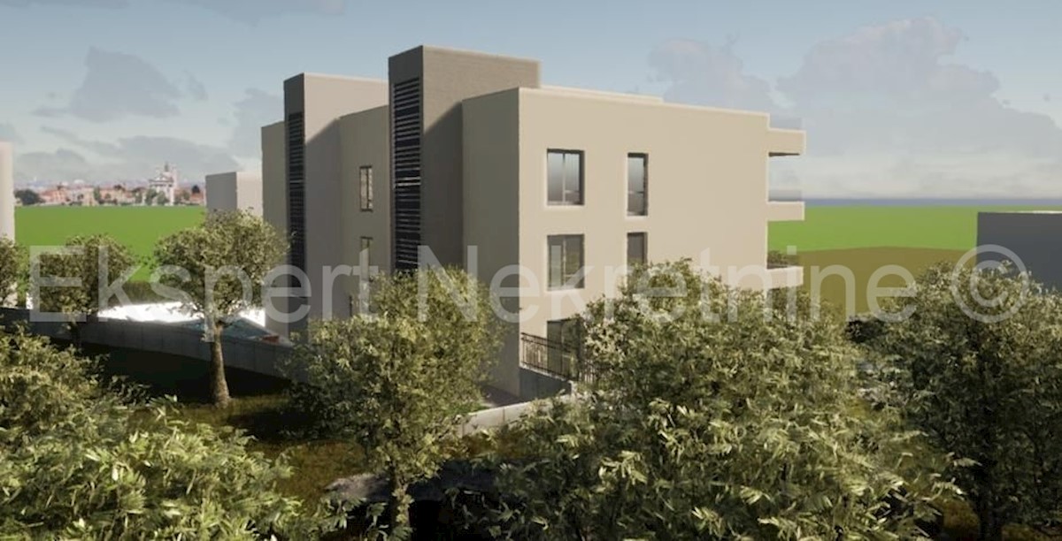 Čiovo, Okrug G., appartamento con 2 camere da letto 76 m2 + terrazza sul tetto 77 m2, piscina, vista