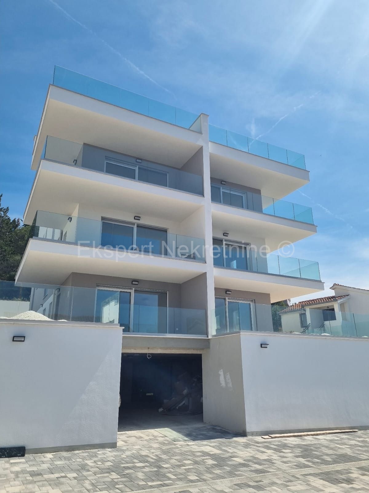 Trogir, Čiovo, attico con 2 camere da letto 72m2 + terrazza sul tetto 74m2, vista mare