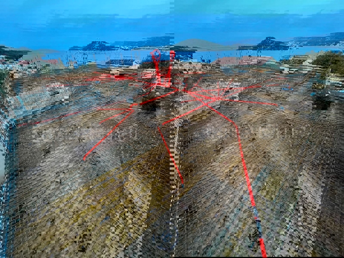 Rogoznica, Ražanj, appartamento con 2 camere da letto 68m2 con giardino, parcheggio, vista mare