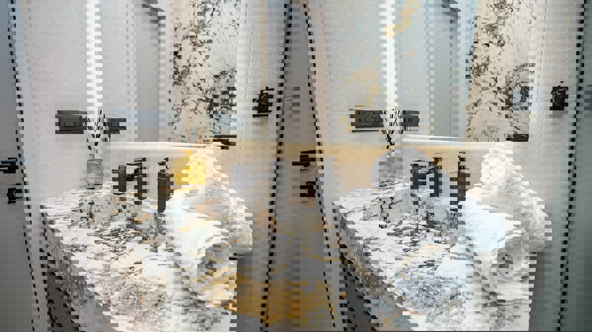 Trogir, luxury villa 312 m2, with swimming pool and garage and landscaped garden