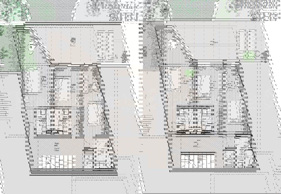 Trogir, luxury villa 312 m2, with swimming pool and garage and landscaped garden