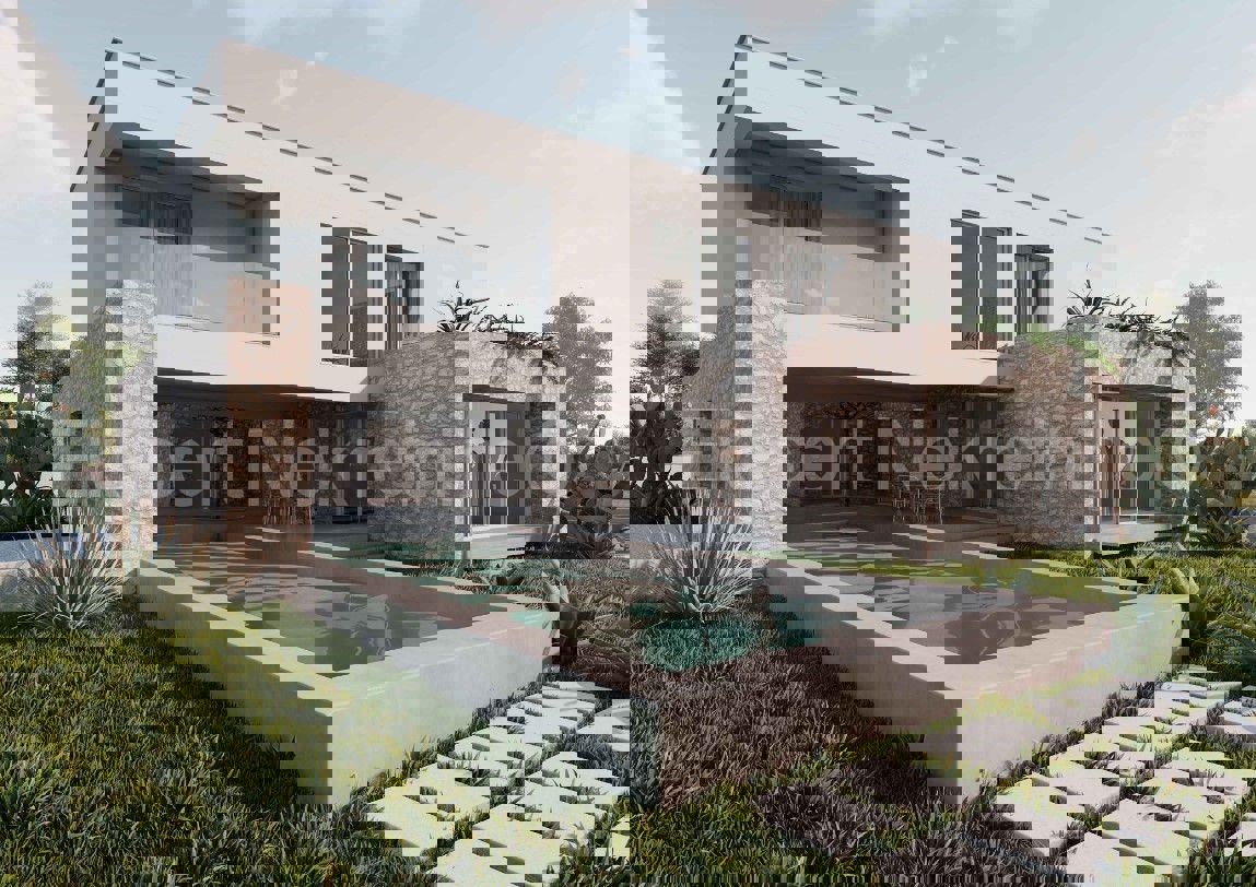 Rogoznica, luxury villa 276 m2 with swimming pool (41m2) only 120 from the sea and beach,