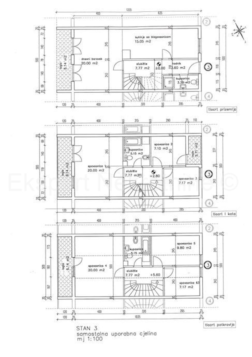 Podstrana, Strožanac, casa a schiera 168m2 con giardino e 14 ore esterne P