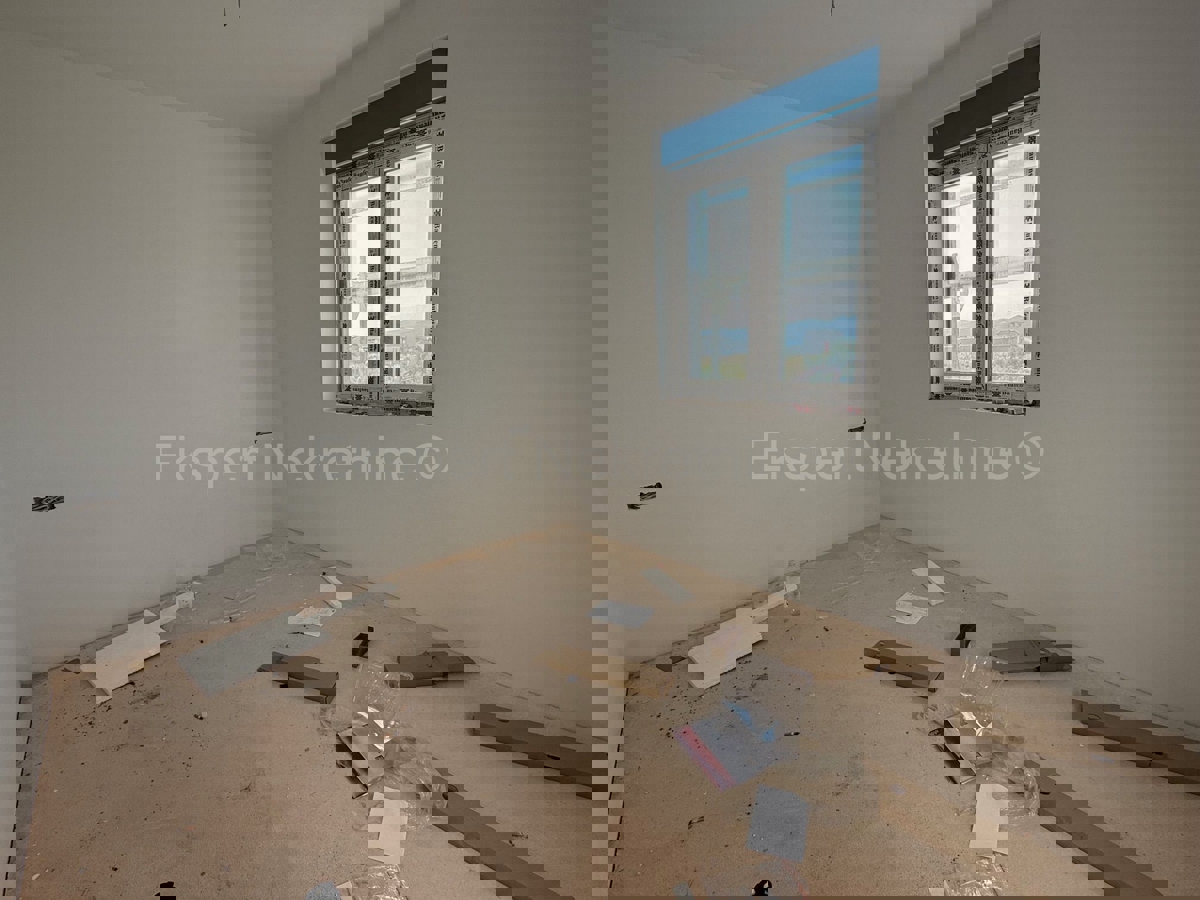 Čiovo,Okrug G., appartamento di 2 locali 64,6 m2 al primo piano di una nuova costruzione, esterno PM
