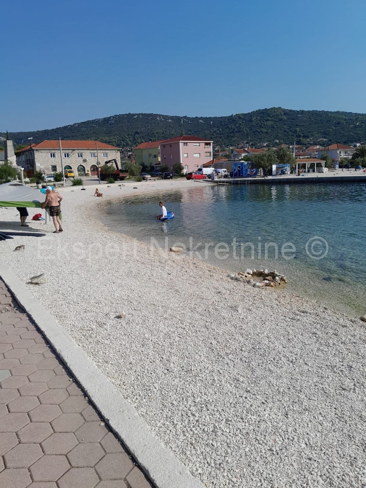 Marina, Vinišće, terreno edificabile 483 m2, 160 m dal mare e dalla spiaggia