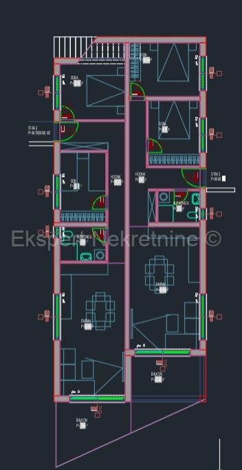 Čiovo, Okrug, 2-bedroom apartment 69 m2, new building, FIRST ROW TO THE SEA