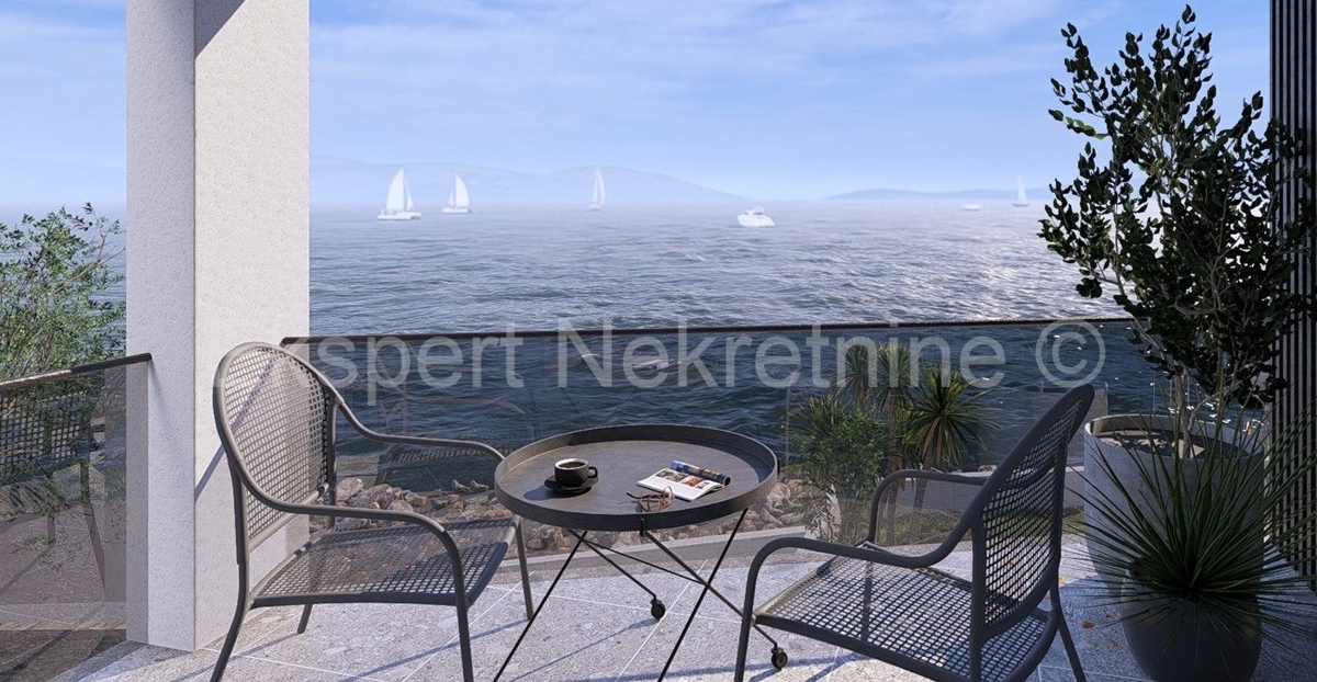 Čiovo, Okrug, 2-bedroom apartment 69 m2, new building, FIRST ROW TO THE SEA