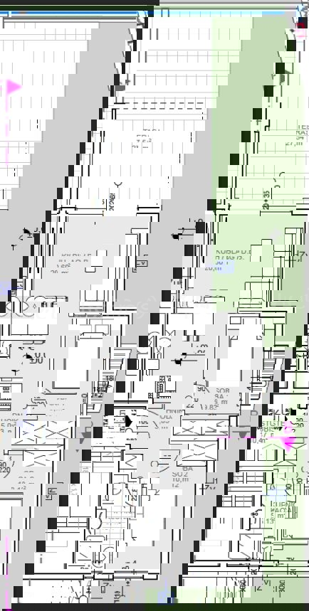 Rogoznica, Ražanj, appartamento con 2 camere da letto 72m2 con giardino, parcheggio, vista mare