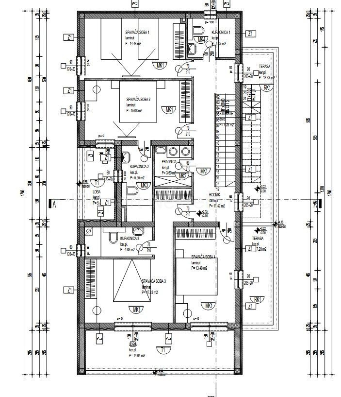 Trogir, Plano, luxury villa 318 m2, with swimming pool and summer kitchen, view