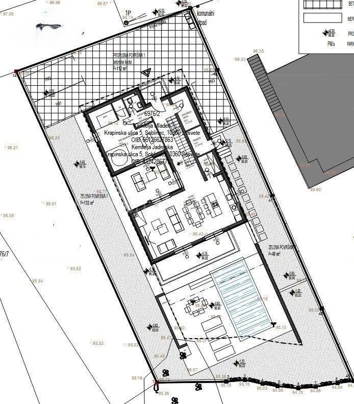 Trogir, Plano, luxury villa 318 m2, with swimming pool and summer kitchen, view