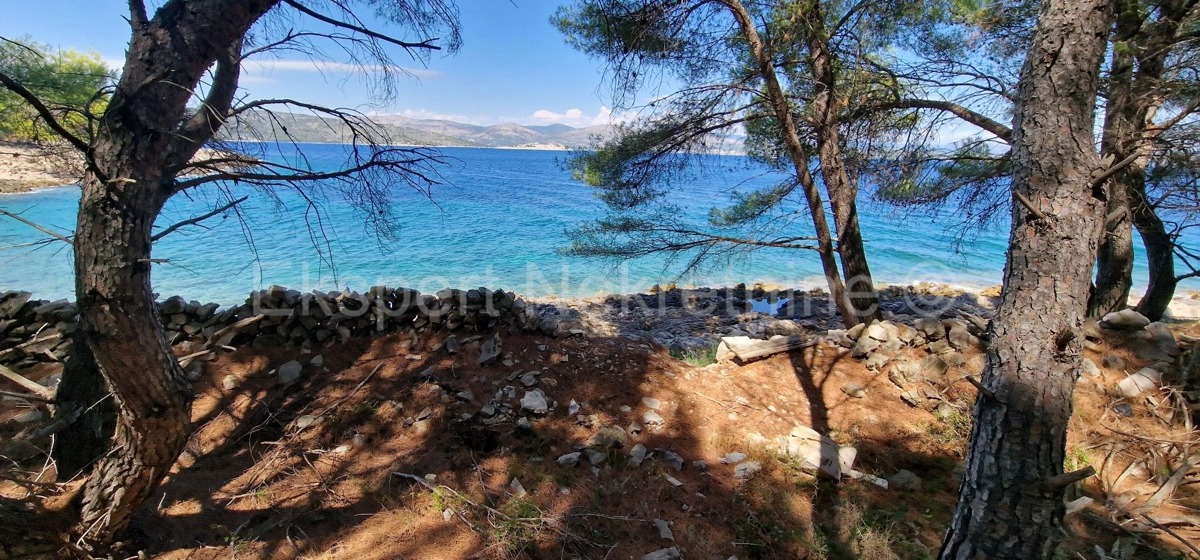 Drvenik Veli, agricultural land 1300 m2, FIRST ROW TO THE SEA!!