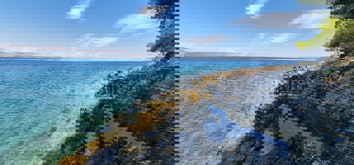 Drvenik Veli, agricultural land 1300 m2, FIRST ROW TO THE SEA!!