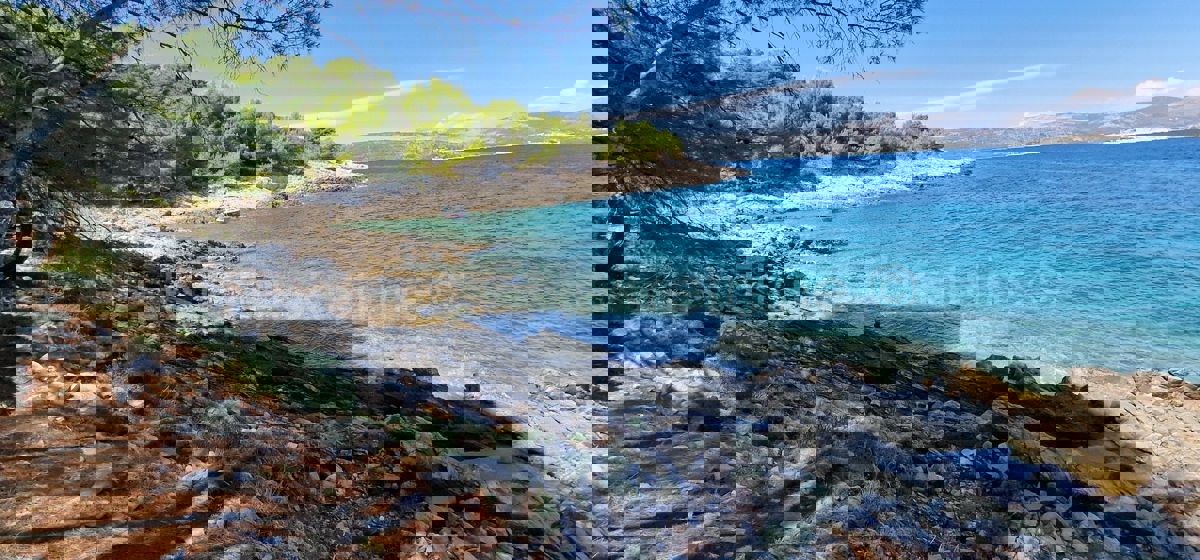 Drvenik Veli, agricultural land 1300 m2, FIRST ROW TO THE SEA!!