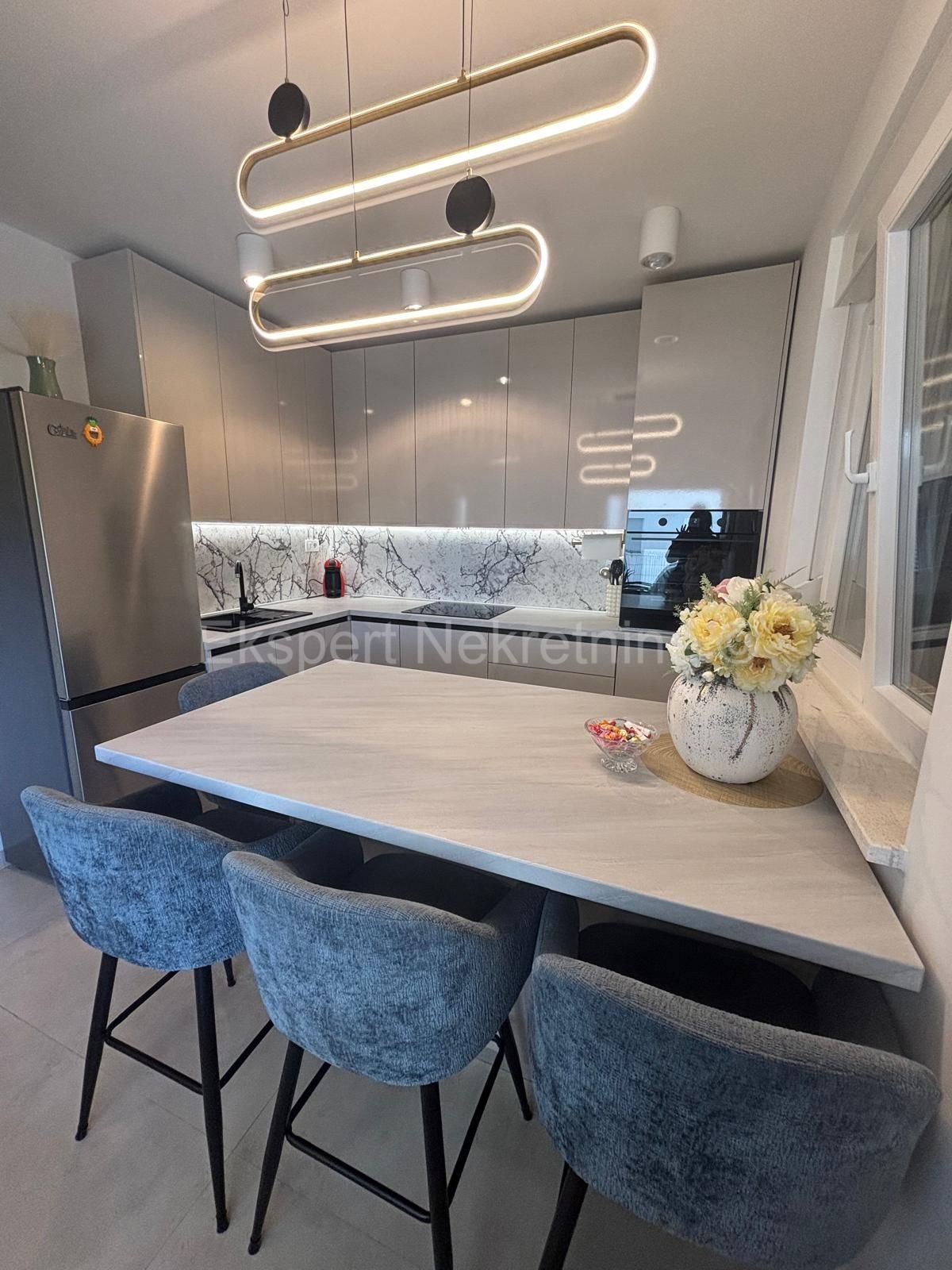 Kaštel Štafilić, appartamento bilocale 53,2m2 con giardino 100m2 e posto auto