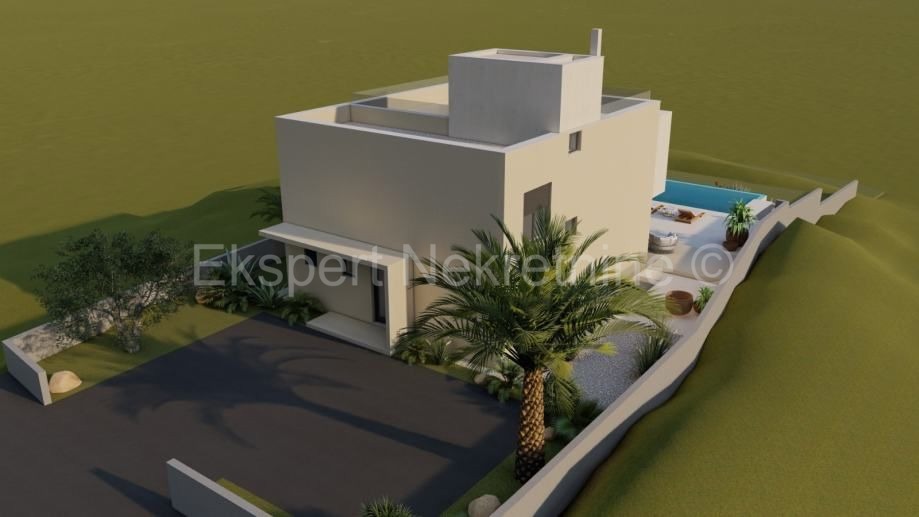 Podstrana, Mutogras, villa di lusso 300m2 con giardino 980m2 e piscina
