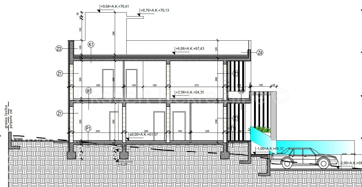 K. Stari, casa indipendente 238 mq con piscina e giardino 400 mq