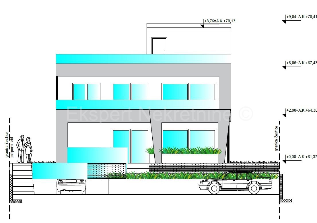 K. Stari, casa indipendente 238 mq con piscina e giardino 400 mq
